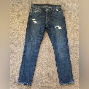 Abercrombie and Fitch stretch jeans distressed 30 x 30
